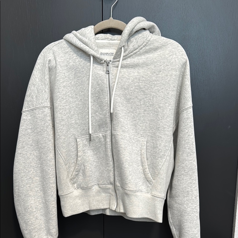 Abercrombie & Fitch Soft Gray Hoodie